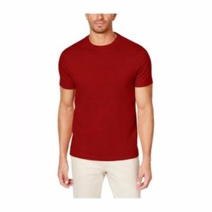 Club Room Men's Crew-Neck T-Shirt Clay Red